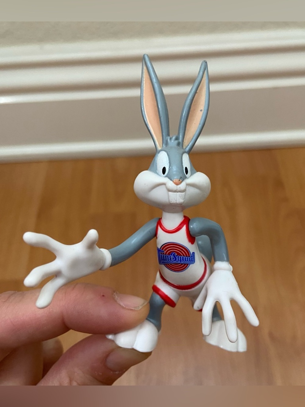Warner Bros Looney Tunes Bugs Bunny Space Jam Movable Vintage 1996 Toy Figure